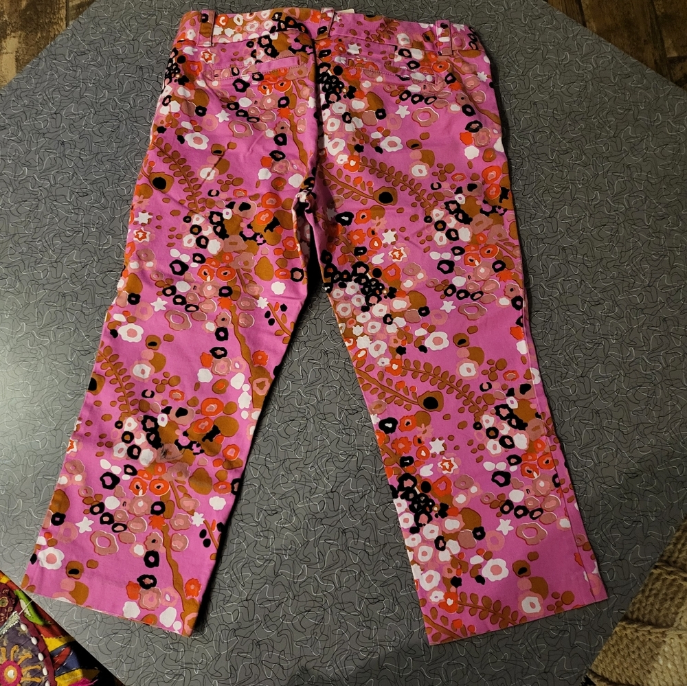 J Crew Cherry Blossom Pants Size 12